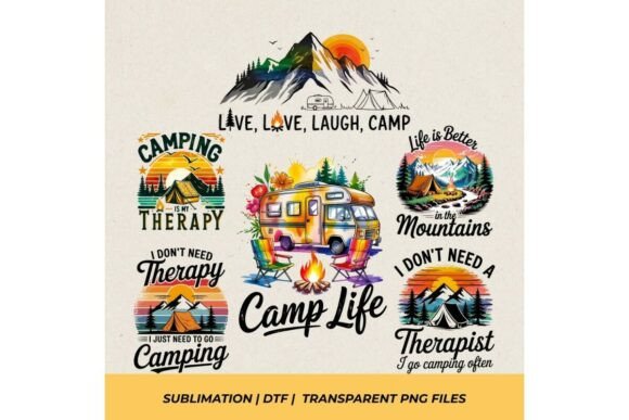 Bring Outdoor Adventure Vibes with Camping Mountain PNG