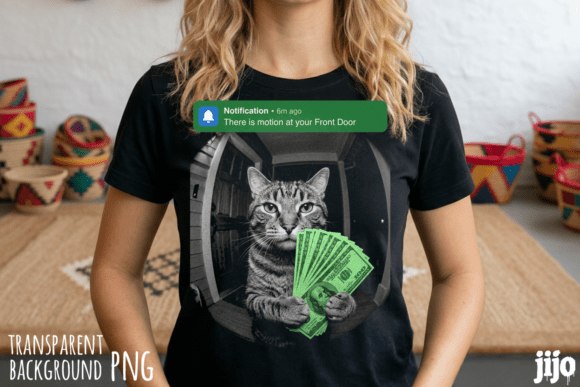 Cat Money Humor Meme PNG: Your Next Viral Design Asset