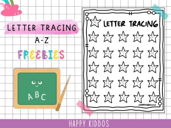 FREEBIES Letter Tracing a-Z: A Practical Asset for Early Education Design