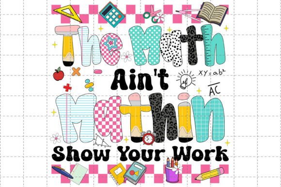 Math Teacher PNG: Crafting Authentic Back to School Designs