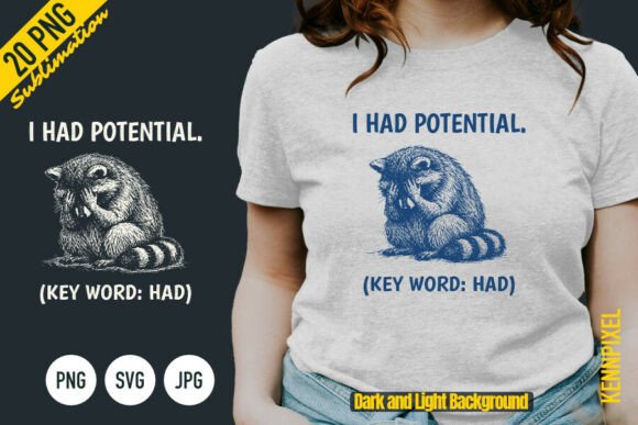 Raccoon I Had Potential: A Font with Grit and Charm